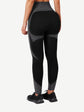 Wholesale Seamless High-waisted Tummy Yoga Pants With Three-row Eye And Hook Closure